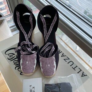 CASTANER x ALTUZARRA Carina Wedges/ Color: Malva